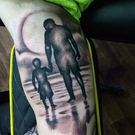 tatuajes padre e hijos|70 Tatuajes para mostrar el amor entre un padre y su。